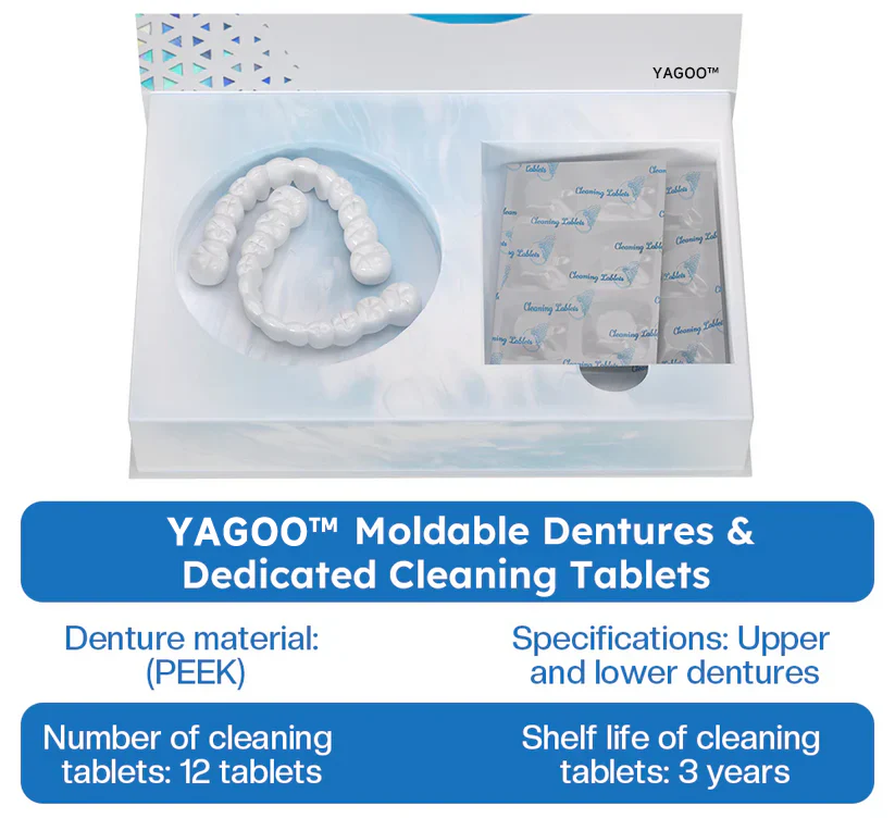 Official Store | DedMuller™ Moldable Dentures🧑🏽⚕️Obtain American Dental Association (ADA) Certification ✅
