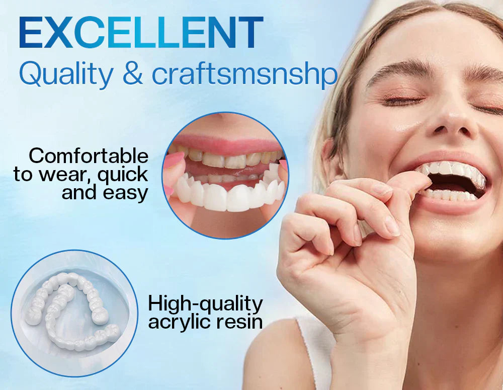 Official Store | DedMuller™ Moldable Dentures🧑🏽⚕️Obtain American Dental Association (ADA) Certification ✅